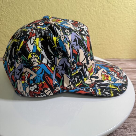 DC Comics Superwomen Baseball Cap Snap Adjustable Back New Other - Picture 2 of 9
